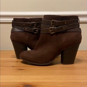 Torrid Brown Booties; 9WW